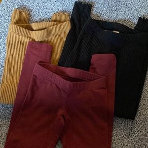 Bundle 3 pair of XS Slim Cat & Jack Leggings
